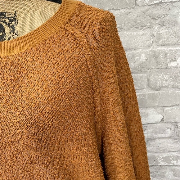 Altar’d State Cozy Brown Textured Sweatshirt - Picture 4 of 6